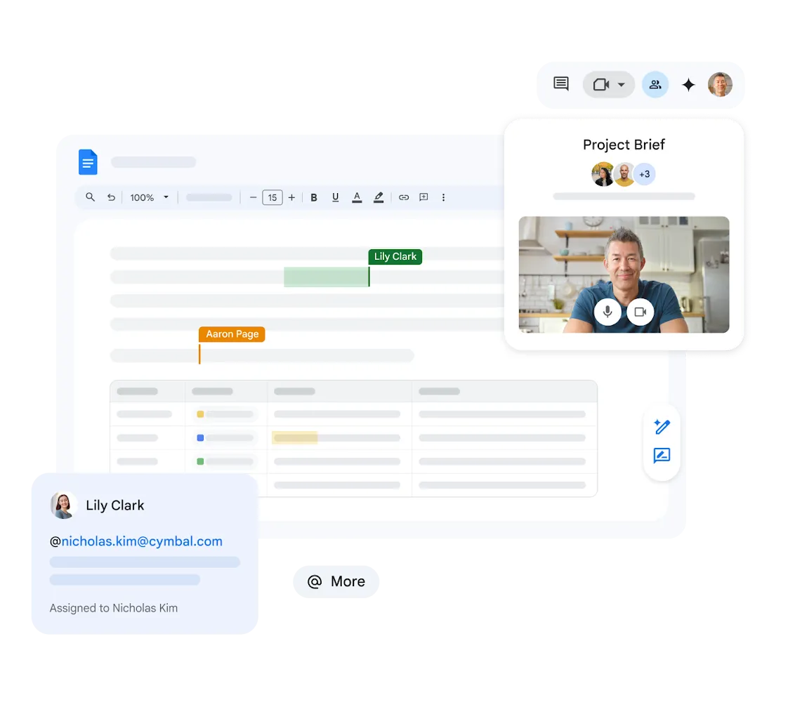 Google Editors suite interface
