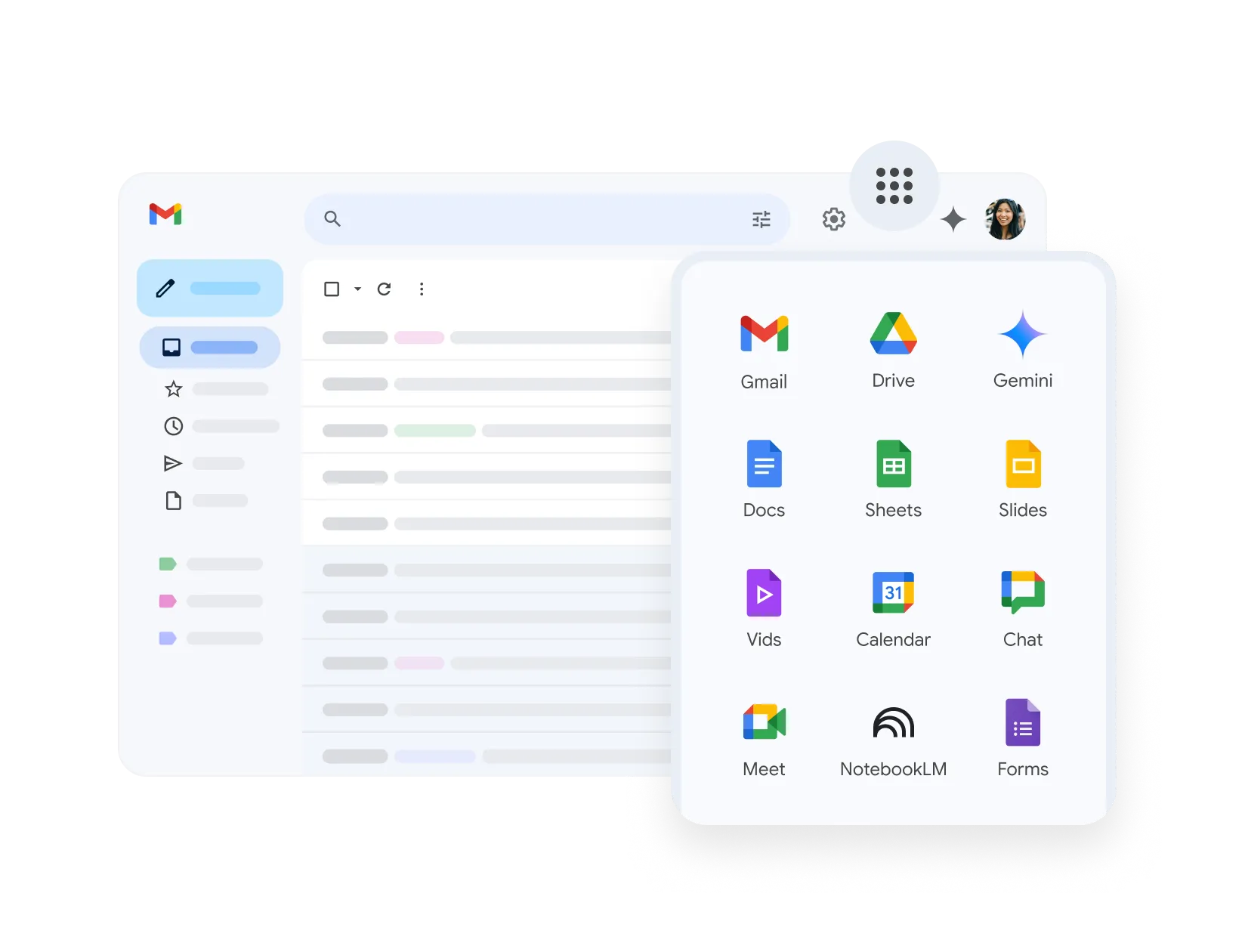 Business email setup on laptop