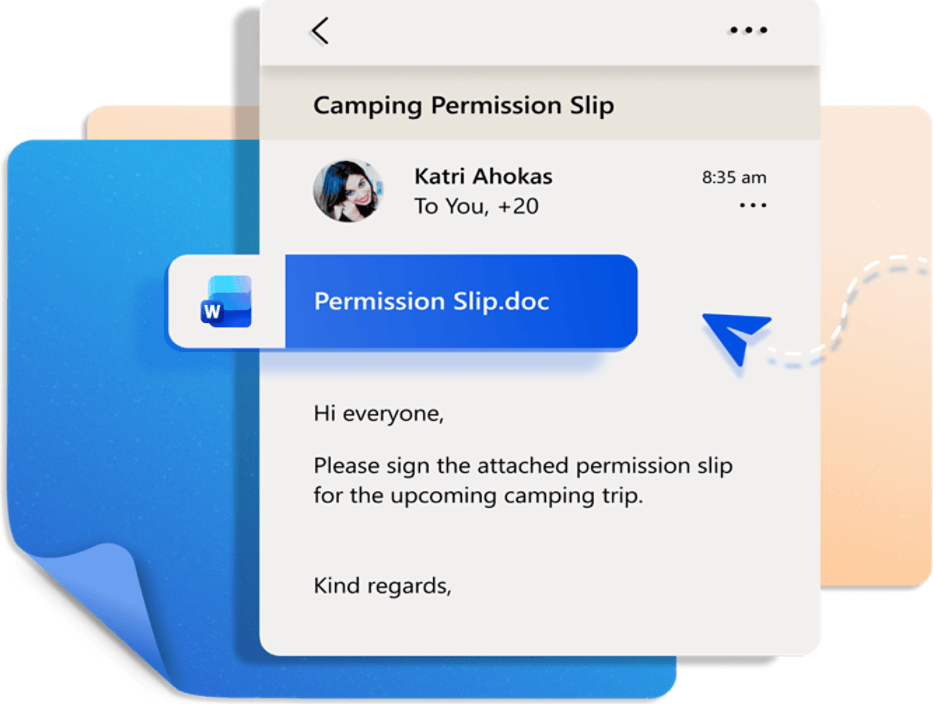 Outlook email security features